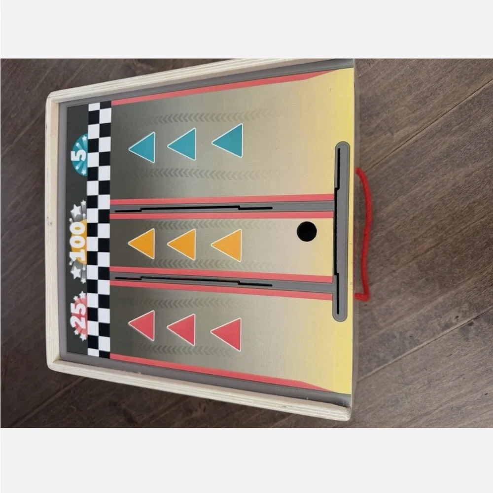 Melissa and Doug Fun At The Fair’ Ring of Fire Wooden Stunt Car Toy